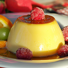 Pudding, slagroom poeder